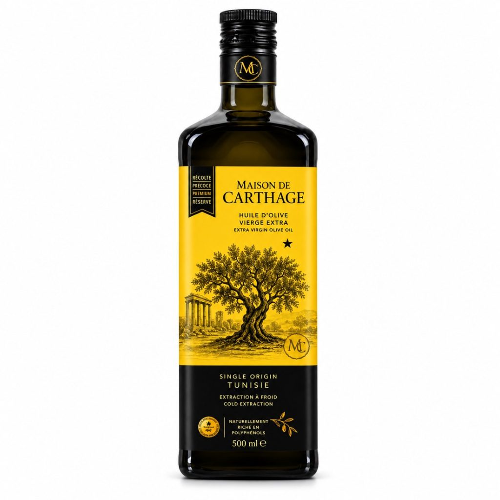 Huile d’olive vierge extra de Tunisie — 500 ml