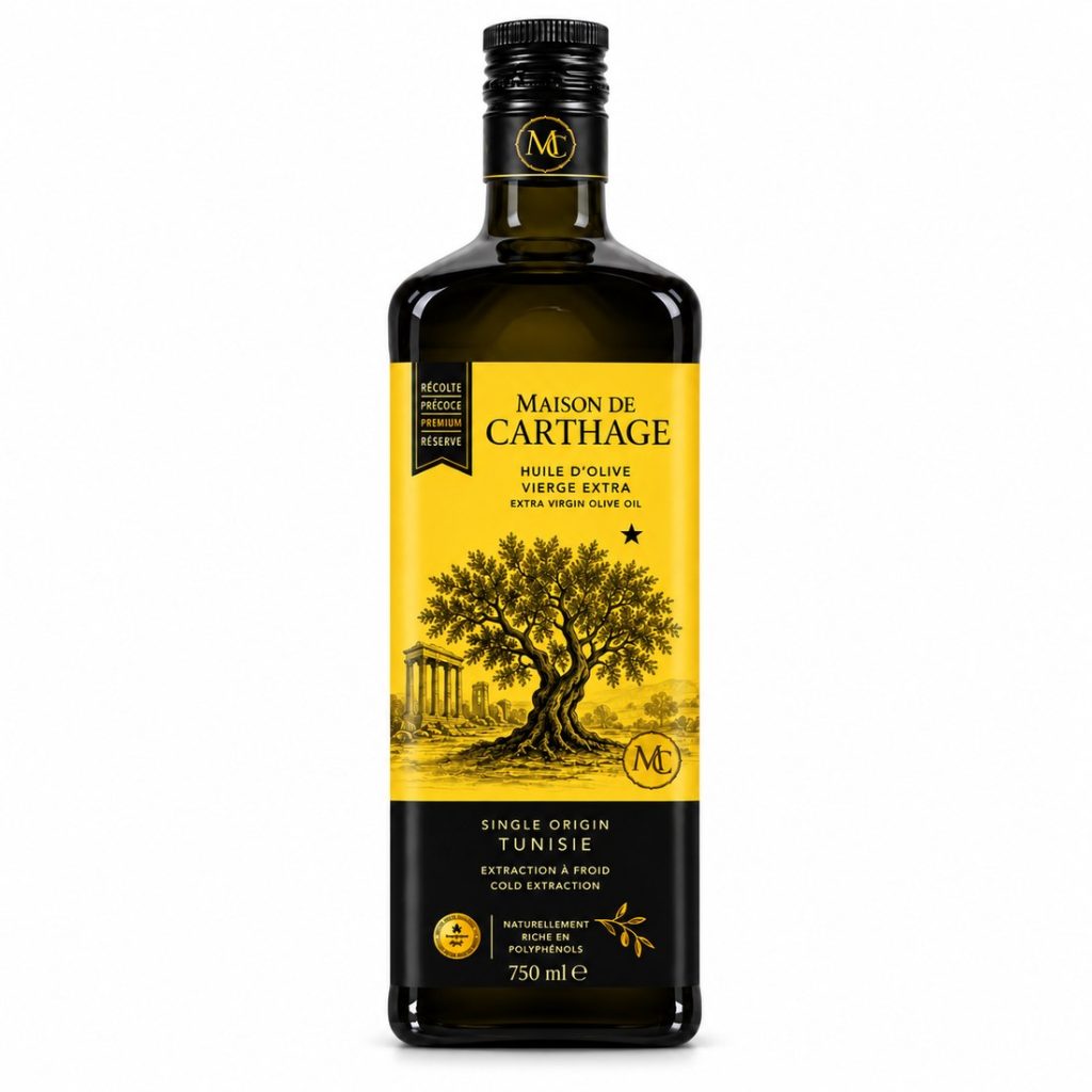 Huile d’olive vierge extra de Tunisie — 750 ml