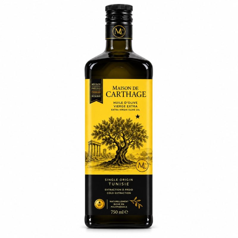 Huile d’olive vierge extra de Tunisie — 750 ml